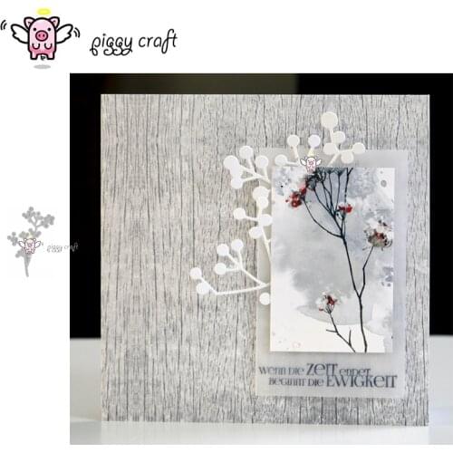 Piggy Craft metal cutting dies cut die mold Flower fruit branch Scrapbook paper craft album card punch knife art cutter die