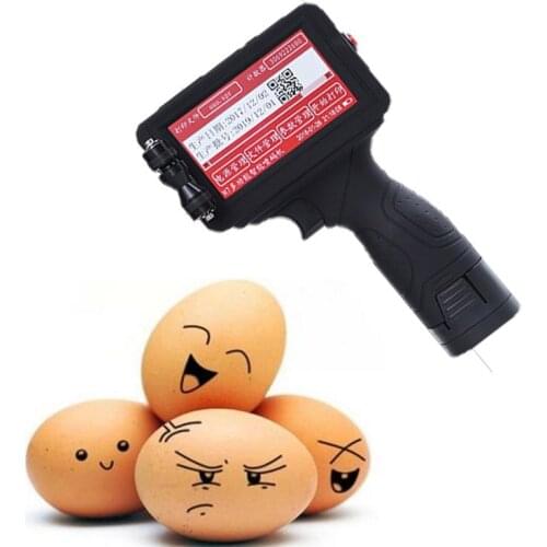 Thermal inkjet batch code handheld printer/automatic number printing machine on plastic bag,pet film,ss pipe for expiry date