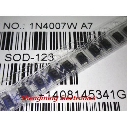 3000pcs 1N4007W A7 SOD-123 1206 SMD diode