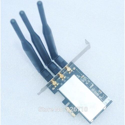 533ANHMW 450m Pci-1 X 802.11N Wireless WiFi PC Desktop WLAN Card Intel link 5300 Adapter & 6DB Dual Band Antenna