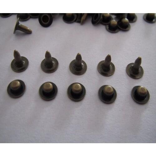 Free shipping 6.5mm brass jeans rivet for jeans plating antique brass jeans button nail 200set