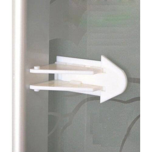Child Baby Safety Lock Tricolor Glass Sliding Door Window Protection Supplies