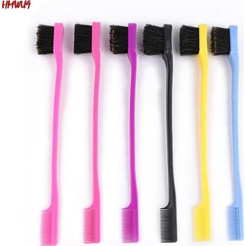 Baby Care Double Sided Eyebrow Brush Comb Edge Control Brush Comb Hair Gel Smooth Eyebrow Grooming Tool beauty tool