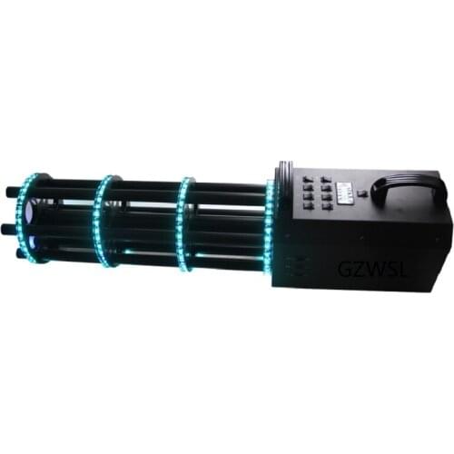 Hot Sale Party Stage Effect 6 Shots Recharage Battery confetti cannon jet Gun