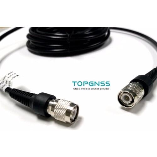 TNC to TNC Male Connector Cable 5meter RTK antenna receiver module RG58 pure copper cable