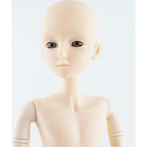 Drop Shipping Male Bjd Dolls 21 Movable Jointed Normal Skin Doll Toys 60cm DIY Naked Nude 3D Eyes Head Body Toy For Girls