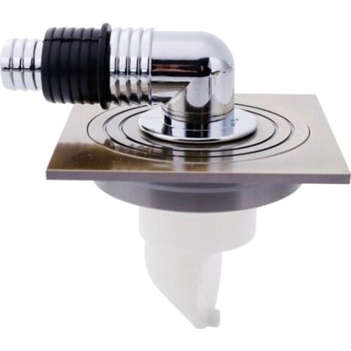 4" Brass Drains Floor cover Anti-odor Bathroom Floor Drainer bath drains stopper Bathroom Shower Drainers Strainers