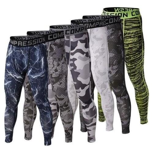 3D printing Camouflage Pants Men Fitness Mens Joggers Compression Pants Male Trousers Bodybuilding Tights Leggings For men