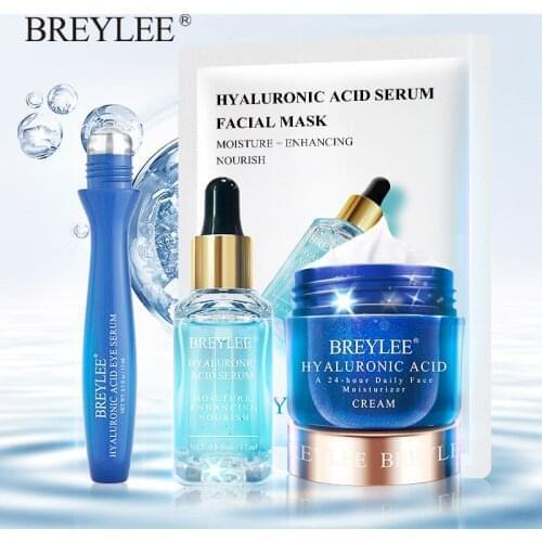 Hyaluronic Acid Set 5PCS Deep Moisturizing Anti-A ging Anti-Wrinkles Day And Night Care