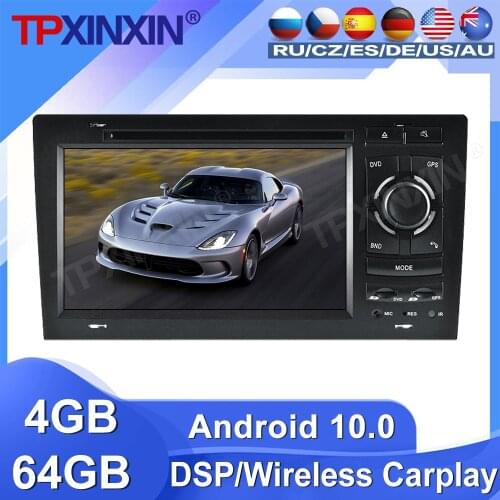 64G For Audi A8 S8 1994 1995 1996 1997 - 2003 Android 10 Car Radio Tape Recorder Video Multimedia Player GPS Navigation Screen