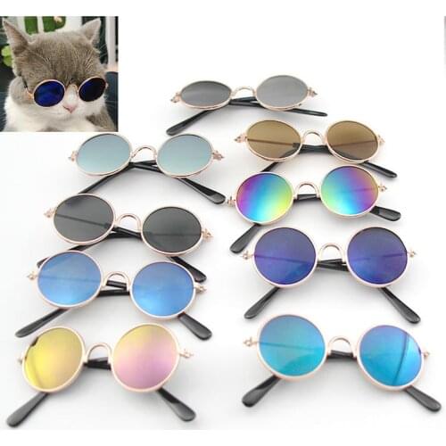 Pet Cat Glasses Fashion Cute Eye-Wear Sunglasses For Cats Dog Accessories For Little Pets Photos Prop Pet Products, 1 Piece