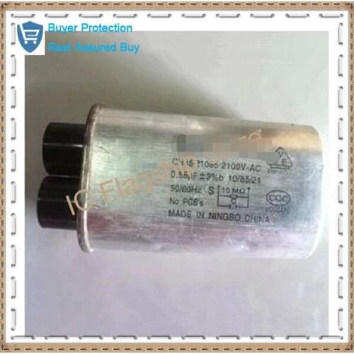 Original teardown microwave capacitor common microwave oven 1uf2100v high voltage capacitor Accuracy: 20