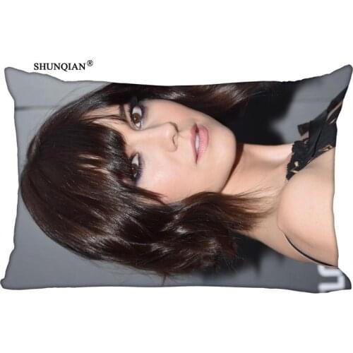Custom Mary Elizabeth Winstead Rectangle Pillowcase zipper Classic Pillow Case DIY Pillow Case With Your Picture 20x30inch