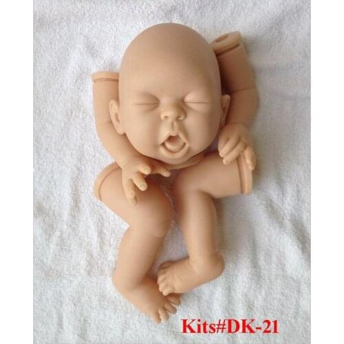 Reborn Doll Kits for 21inches Soft Vinyl Reborn Baby Dolls Accessories for DIY Realistic Toys for DIY Reborn Dolls Kits dk-21