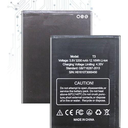 Replacement Battery 3200mAh For Doogee T3 Mobile Phone
