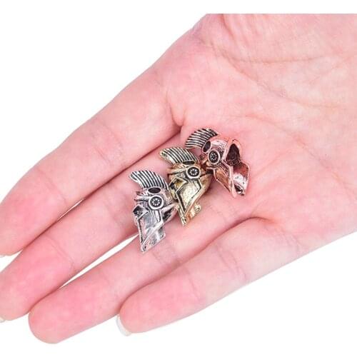 1Pc Alloy Paracord Beads Metal Charms For Paracord Bracelet Accessories DIY Pendant Buckle Paracord Knife Lanyards