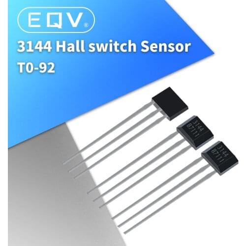 10pcs A3144 OH3144 Y3144 Hall Effect Sensor Brushless Electric Motor TO-92UA A3144EUA