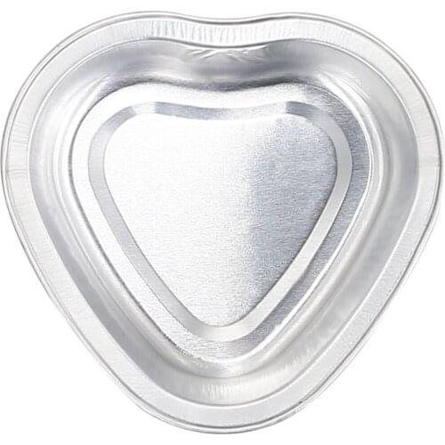 10x Round&Heart Shaped Aluminum Foil Hair Removal Wax Bean Melting Small Bowl