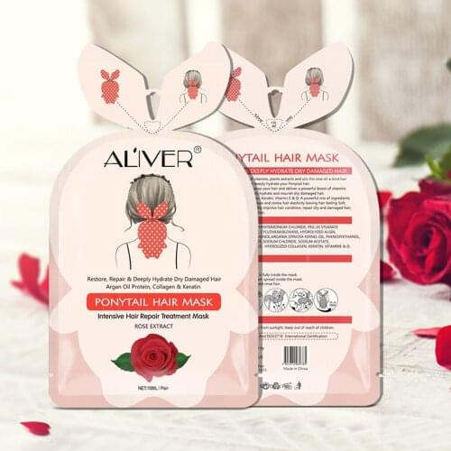 15ml Ponytail Hair Tail Mask Intensive Repair Smoothly Restore Dry Damaged Hair Repairing Treatment Frizz Deep Nourishment