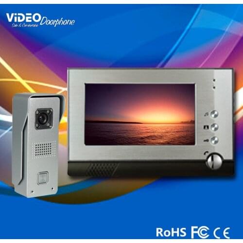 4 wire video intercom system door bell with camera