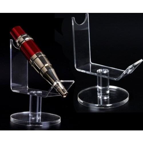 Acrylic Tattoo Machine Gun Stand Rack Support Tattoo Gun Holder Transparent Gun Stand Rack Rest Organzier 1 pcs