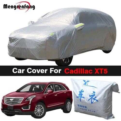 Full Car Cover Outdoor Anti-UV Sun Shade Snow Rain Resistant SUV Cover Dustproof For Cadillac XT5