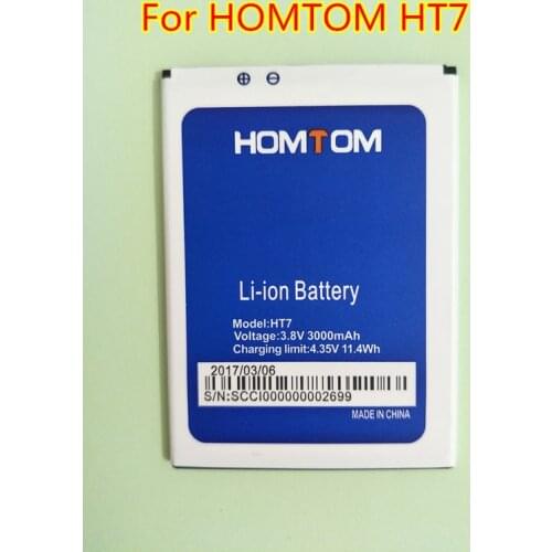 B-TAIHENG 3000mAh HT7 Battery for Homtom HT7 HT7 Pro Mobile phone battery