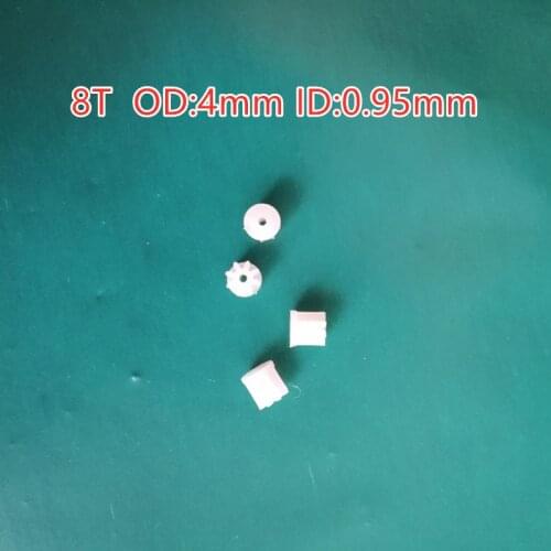 Free Shipping 4/10pcs RC Drone Motor Gear 0.4M 8T 4*1mm Pinion Gear for E58 S168 JY019 Quadcopter