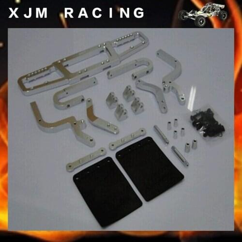 CNC Alloy rear fender bumper for 1/5 HPI ROVAN KM MCD GTB RACING baja 5T 5SC RC CAR PARTS