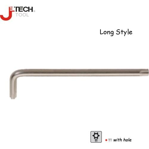 Jetech 1pcs long tamper proof chave torx key star driver wrench torx head T9 T10 T15 T20 T25 T27 T30 T40 T45 T50 tube key wrench