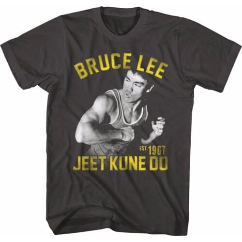 Hot Sale Fashion Bruce Lee JEET KUNE DO 1967 Mens T-Shirt Bruce Style Summer Cotton Short Sleeve O-Neck T Shirt New S-3XL