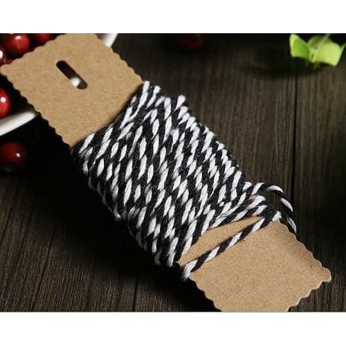 15YARD 2mm Cotton Ribbon Rope Twist Divine Wedding Party String Craft Decoration Balloon Bouquet lantern DIY Accessories