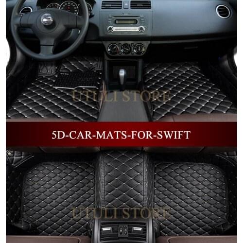 Leather Car floor mats for Suzuki Swift Sport custom fit car carpets foot mats liners