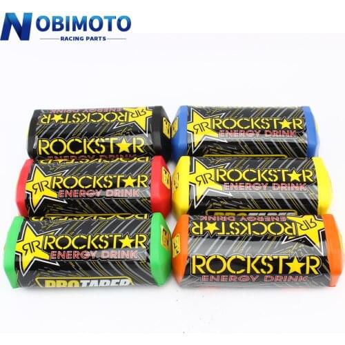 Square 2.0 Handlebar Bar Pad Fat Bar Pad Chest Protector Cross Bar Pad Fit For 1-1/8 Handle Bar Motorcycle Dirt Bike Pit Bike