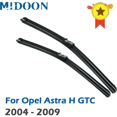 MIDOON Wiper Front Wiper Blades For Opel Astra H GTC 3 door Hatchback 2004-2009 2008 2007 Windshield Windscreen 22"18"