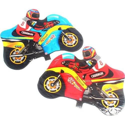 New Cartoon Model Helmet Motorcycle Aluminum Balloon Children 's Party Toys