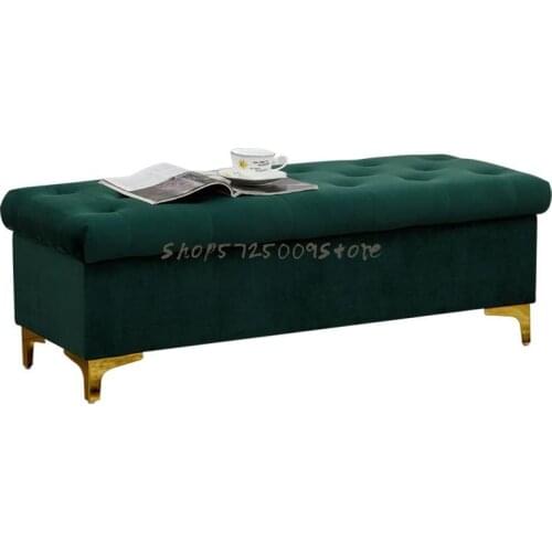 European Style Shoes Changing Stool, Storage Stool, Storage Stool, Light Luxury Shoes Cabinet Stool, Living Room Sofa Footstool