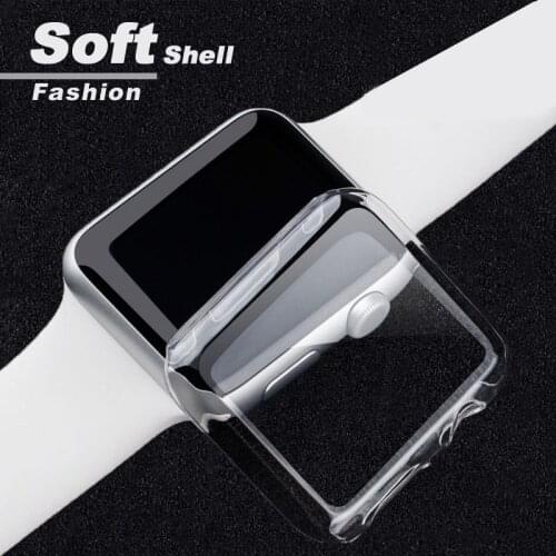 PC cover for Apple Watch case 42mm 38mm apple watch 5 case 44mm 40mm bumper screen Protector iWatch 4 3 series 44 42 40 38 mm