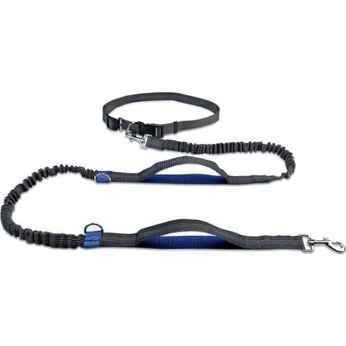 Pet Dogs Leashes New Elasticity Freely Retractable Leashes Dog Collar Jogging Training Adjustable Waist Belt Rope Pet Products