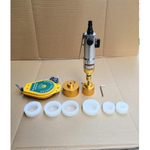 Bottles Capping Machine handheld pneumatic power sealing capping packaging equipment lid tightener cap size 5-50mm