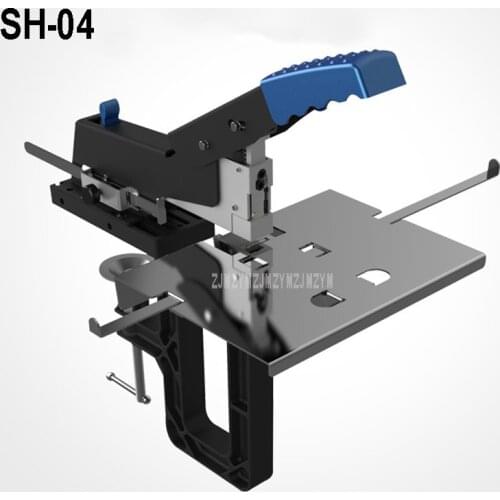 SH-04 Office Hand Operate Manual Stapler Flat/Saddle Stapler Machine Stitcher Staples Binder Menu Paper Book Binding Machine