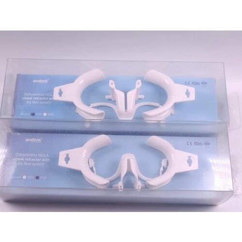 Dental Ortho NOLA Dry Field System Cheek Retractor /Orthodontic Mouth Opener White Large Small