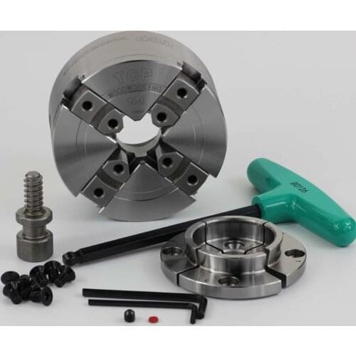 TCP TOOLS 81191 M33X3.5 50MM Selfcenter N4 Wood Lathe Chuck Set