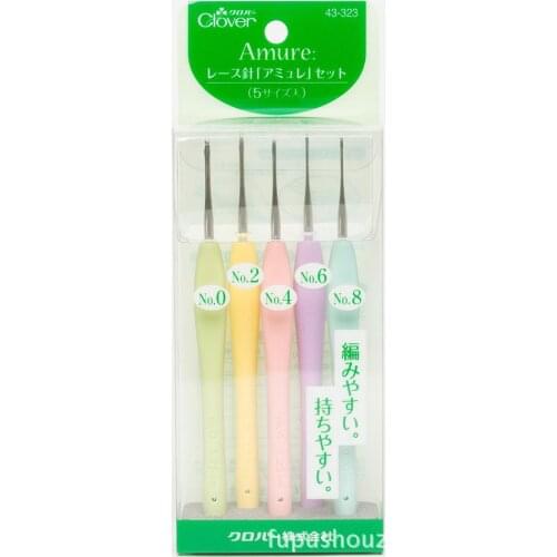 Japan Clover 43-323 knitting tools Crochet hook new color ambiguous series lace fine crochet set