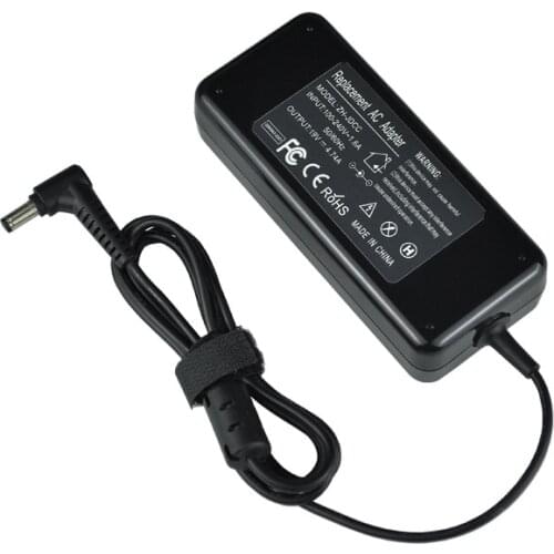 19V 4.74A 90W Ac Laptop Power Adapter Charger For Asus A8 F8 X81 A43S F80 F82 K40 A45 X81 M50 K52 Z99 A56 N56 N46 N43 N53 N55