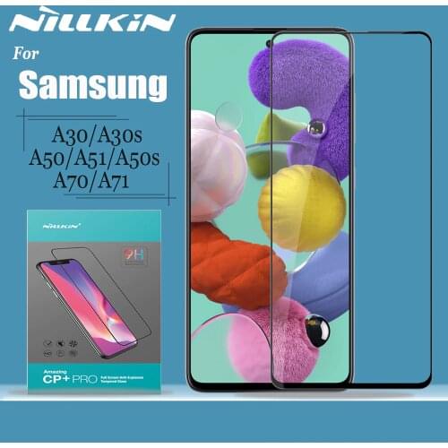Nillkin Glass Screen Protector for Samsung Galaxy A30 A30s A50 A50s A51 A70 A71 Tempered Glass 2.5D Full Coverage Safety Glass