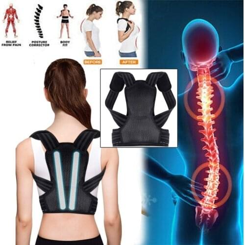 ZITY For Adult Kids Ajustable Posture Corrector Back Shoulder Support Correct Brace Belt