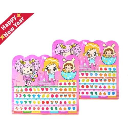 1Sheet =60PCS Cute Wonderful Kids Stickers DIY Earring Cartoon Reward Crystal Sticker Toys For Children adesivos