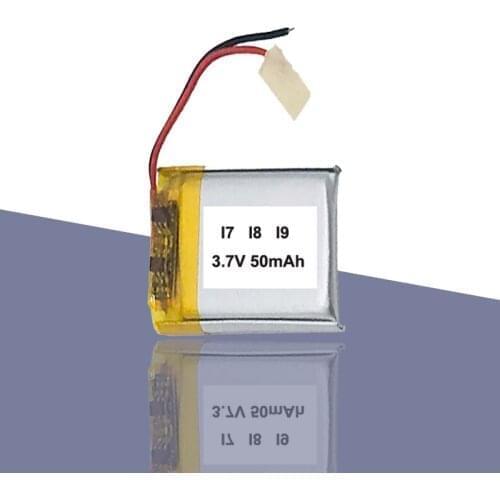 3.7V 50mAh 501012 051012 Rechargeable Battery For I7 I8 I9 Bluetooth Earphone headset mp3 mp4 Batterie Accumulator AKKU