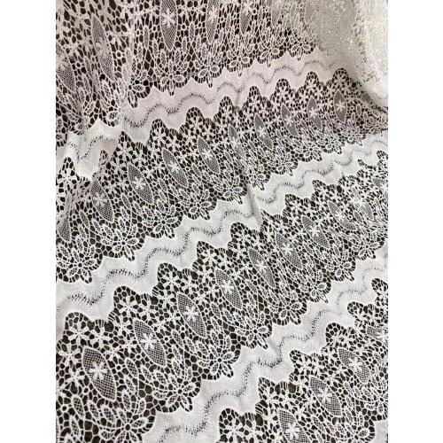 African Lace Fabric 2020 black Guipure Lace Embroiderey African Cord Lace Fabric High Quality Nigeria Lace Fabric BC201